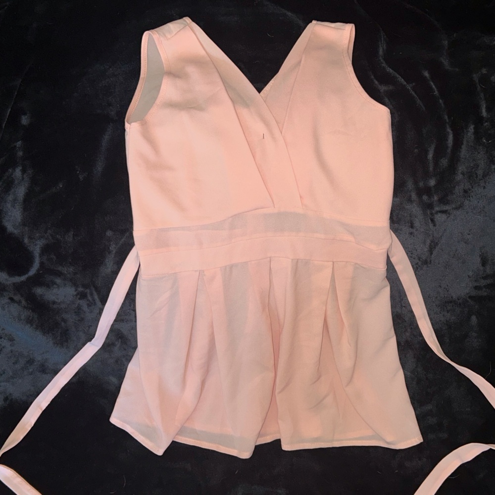 Zara Basic Coral Blouse